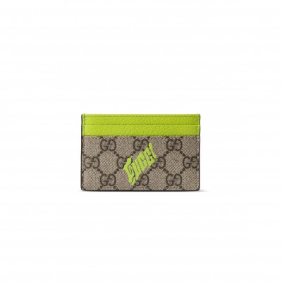GUCCI BI-COLOR CARD CASE WITH PRINT ‎‎835322FAEQV9773 (11*7cm)